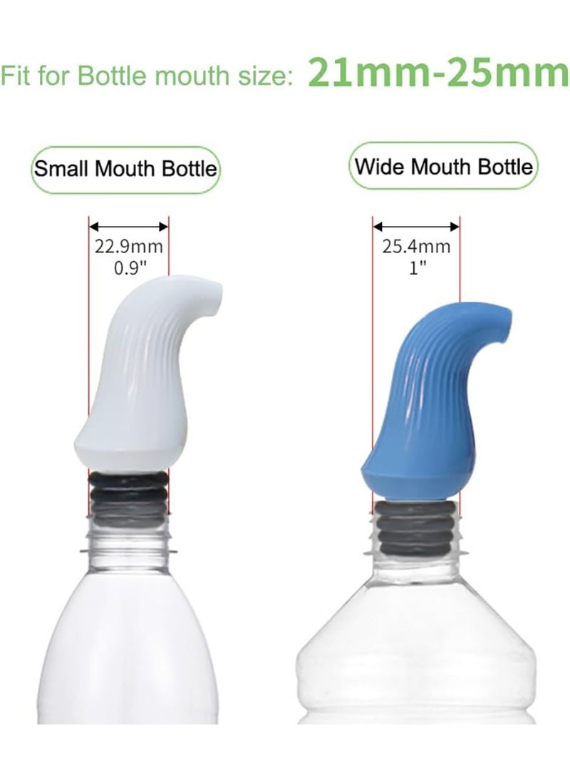 TYCOM Portable Travel Bidet Sprayer FAUCET Handheld Bidet Sprayer for Travel Camping Personal Hygiene Compatible with Any Bottle White. - Image 3