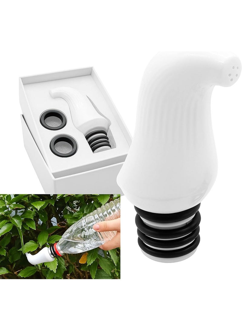 TYCOM Portable Travel Bidet Sprayer FAUCET Handheld Bidet Sprayer for Travel Camping Personal Hygiene Compatible with Any Bottle White. - Image 1