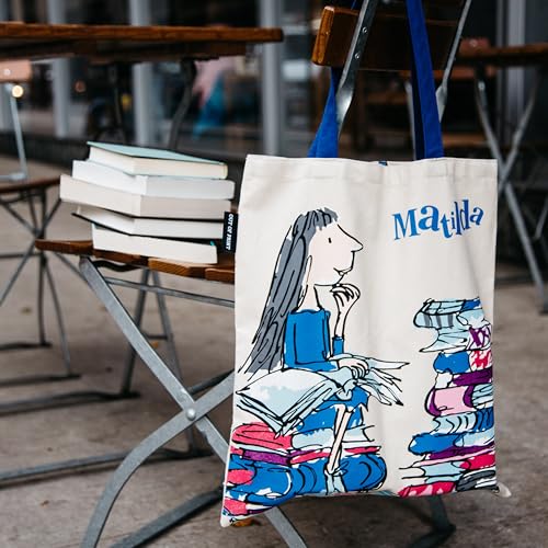 Out of Print Matilda By Roald Dahl Tote Bag with Inner Pocket - Gift for Book Lovers - Image 3