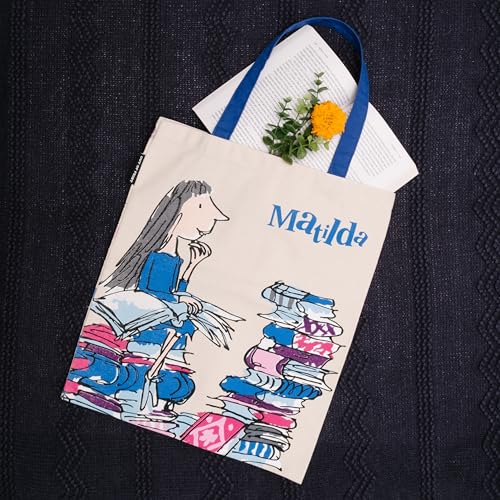 Out of Print Matilda By Roald Dahl Tote Bag with Inner Pocket - Gift for Book Lovers - Image 5