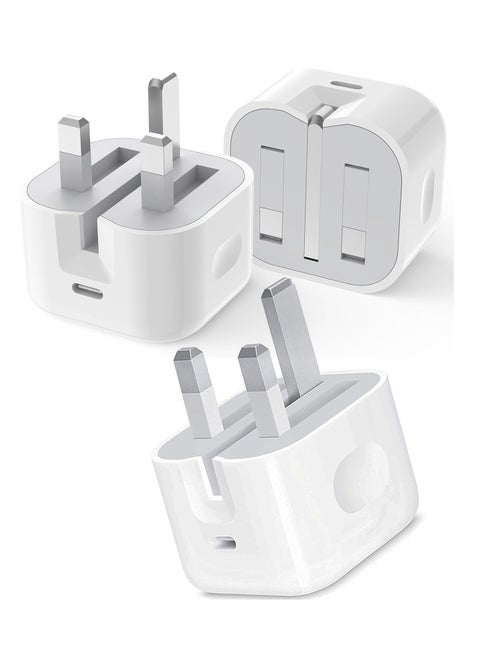 USB C Plug, 35W 2Pack USB C Fast Charger Plug Power Adapter for iPhone 16/15/14/13/12/11 Pro/Pro Max/XS Max/XS/XR/X/SE 2022/10/8, iPad, Samsung Galaxy, Fast Charger USBC Type C Plug UK Power Adapter