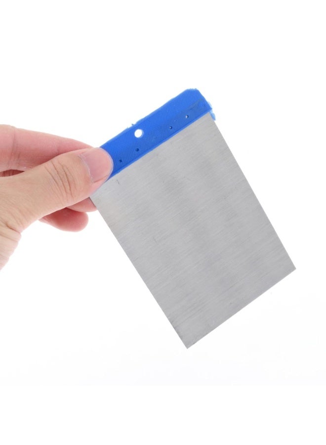 Abbasali Drywall Square Scraper Putty Knife Set 4pcs Set With Gloves & Face Mask (Metal) - Image 5