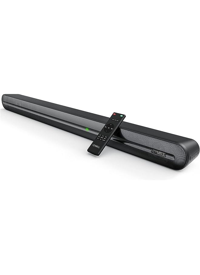 Zaboon - Heymell 150W Soundbar, Sound Bar With Built-In Subwoofer,3D Surround Sound System,Clear Voice Soundbar For Tv, Bluetooth Soundbar Hdmi Arc Optical Coaxial, Include Hdmi Cable - Image 1