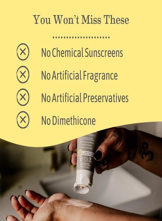 Earth Mama Tinted Mineral Sunscreen Lotion SPF 40, Contains Organic Argan and Red Raspberry Seed Oil, 3-Ounces - Image 4