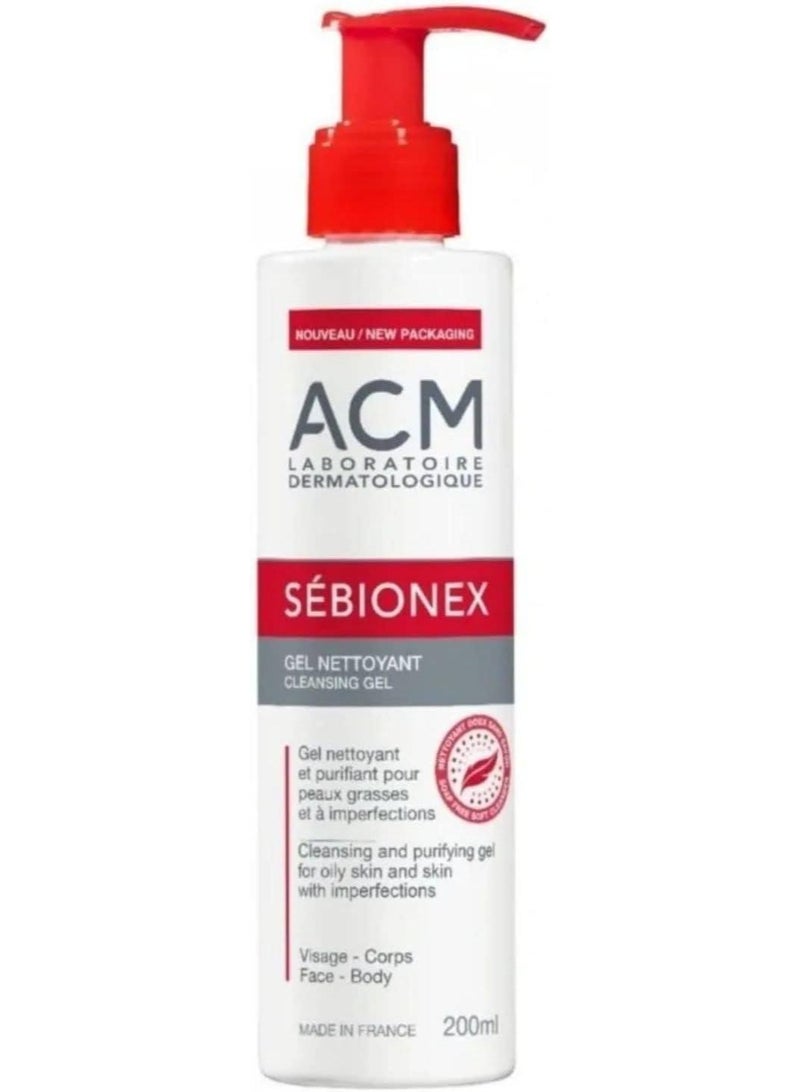 Cleaning Gel Sebionex 200 Ml