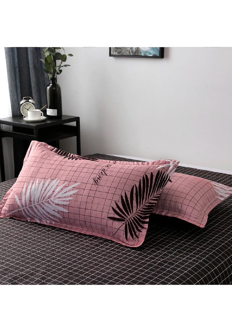 Sharpdo - 4-Piece Bedding Set Sheet set Comforter Set Luxurious Cotton and Soft Microfiber with 1 Duvet/Quilt Cover And 1 Flat sheet And 2 Pillowcases King 2.2m bed (220*240cm) - Image 1
