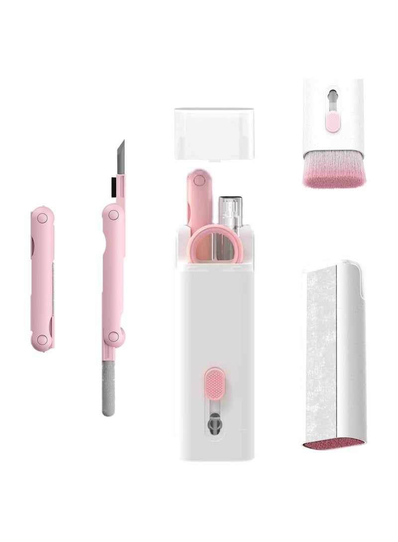 7 in 1 Keyboard Cleaner Set, Computer MacBook Earphone Cleaning Kit, Tablet and Screen Dust Brush Including Soft Sweep - Image 1