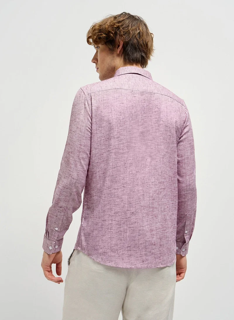 The Bear House  Shirt for Men | Slim Fit, Long Sleeve, Casual or Formal Button-Down | Soft, Breathable Fabric for Work, Everyday, & All-Season Wear in Stylish for Men | Best Price UAE