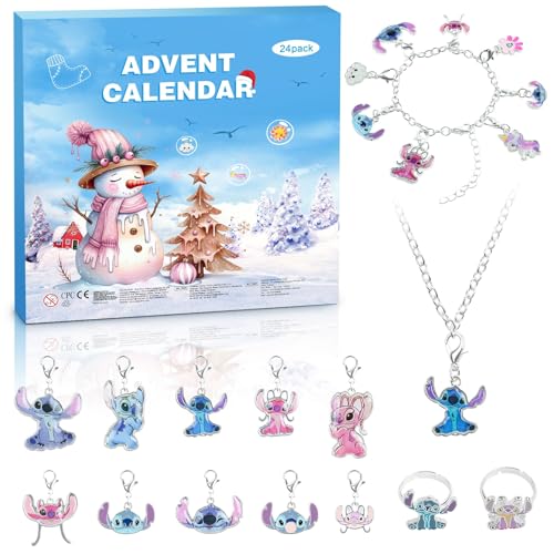 ISTOOLL Advent Calendar 2025, Girls Boys 24 Days Christmas Charm Bracelet Countdown Calendar with DIY Fashion Jewelry Making Kit Gift for Daughter, Son,Granddaughter, Niece - Image 1