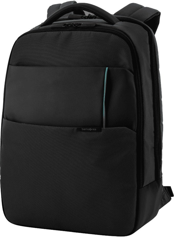 Samsonite Tech-It 15.6" Laptop Backpack, Polyester, Black|Smart Sleeve|Key Hanger|Laptop Compartment|Tablet Compartment|Inner Mesh Pocket - 3 Years International Warranty - Image 1