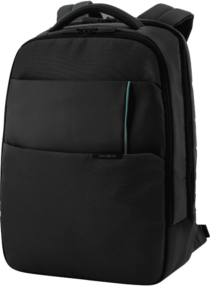 Samsonite Tech-It 15.6" Laptop Backpack, Polyester, Black|Smart Sleeve|Key Hanger|Laptop Compartment|Tablet Compartment|Inner Mesh Pocket - 3 Years International Warranty