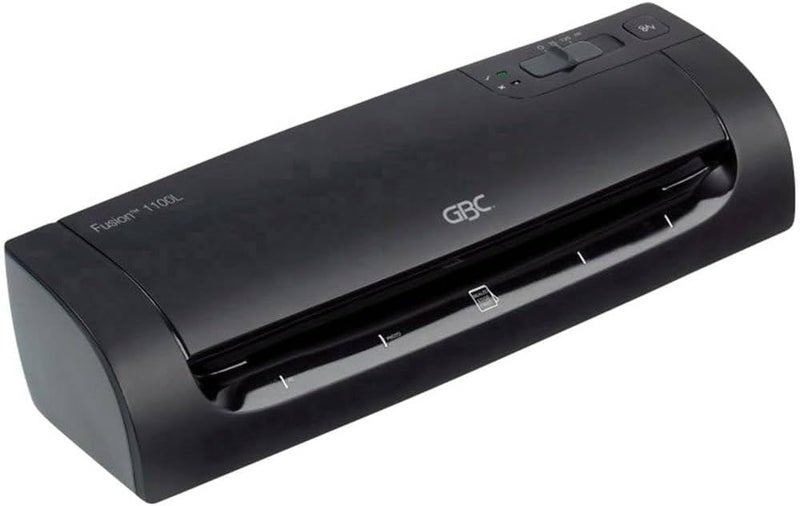 آلة تغليف GBC A4 Fusion 1100L، تغليف عالي السرعة، وقت التسخين 3 دقائق، تغليف ساخن/بارد، أكياس تغليف من 75 إلى 125 ميكرون، مثالي للمكتب المنزلي أو المكاتب الصغيرة، أسود، 4400746EU - Image 1