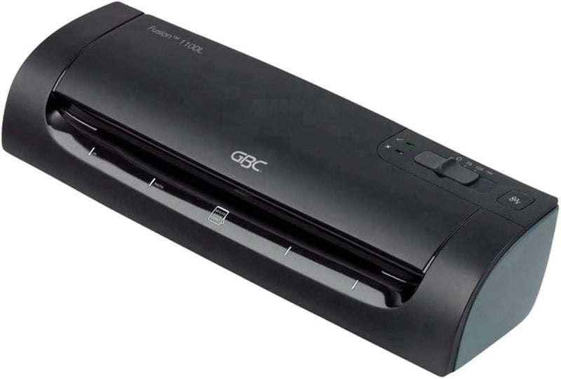 آلة تغليف GBC A4 Fusion 1100L، تغليف عالي السرعة، وقت التسخين 3 دقائق، تغليف ساخن/بارد، أكياس تغليف من 75 إلى 125 ميكرون، مثالي للمكتب المنزلي أو المكاتب الصغيرة، أسود، 4400746EU - Image 3