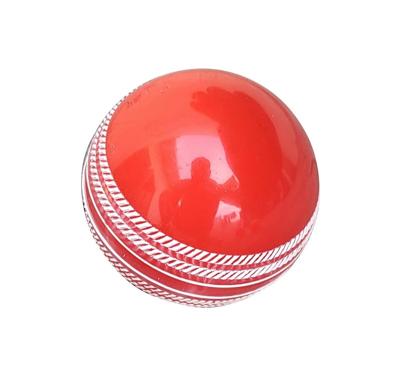 IFOLDUP Rubber Synthetic Cricket Ball I10 Cricket Synthetic Ball, Best Practice Poly Hard Balls for Indoor and Outdoor Training (BOLDRUBBERBAL RED3) - Image 5