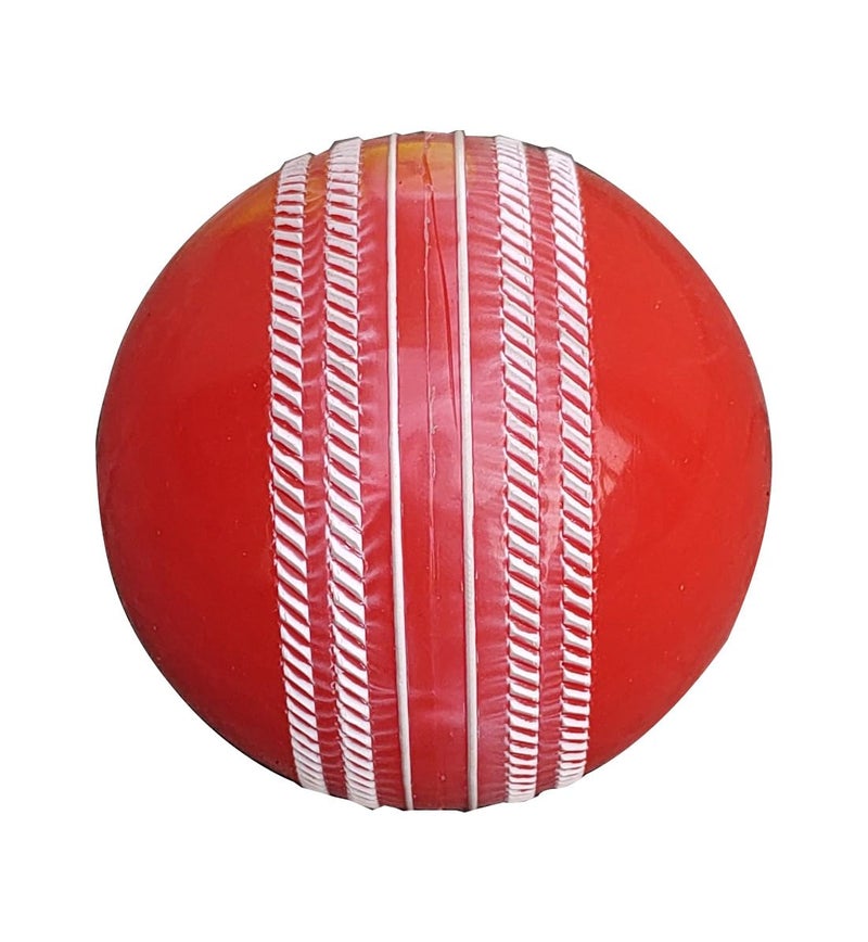 IFOLDUP Rubber Synthetic Cricket Ball I10 Cricket Synthetic Ball, Best Practice Poly Hard Balls for Indoor and Outdoor Training (BOLDRUBBERBAL RED3) - Image 4