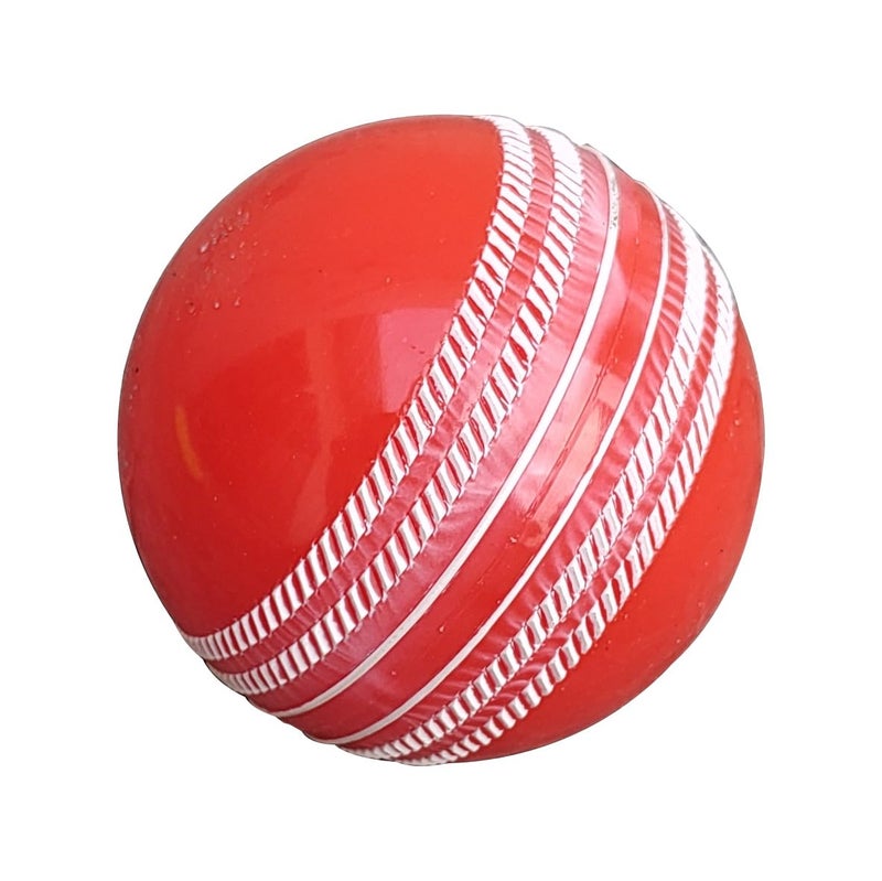IFOLDUP Rubber Synthetic Cricket Ball I10 Cricket Synthetic Ball, Best Practice Poly Hard Balls for Indoor and Outdoor Training (BOLDRUBBERBAL RED3) - Image 3
