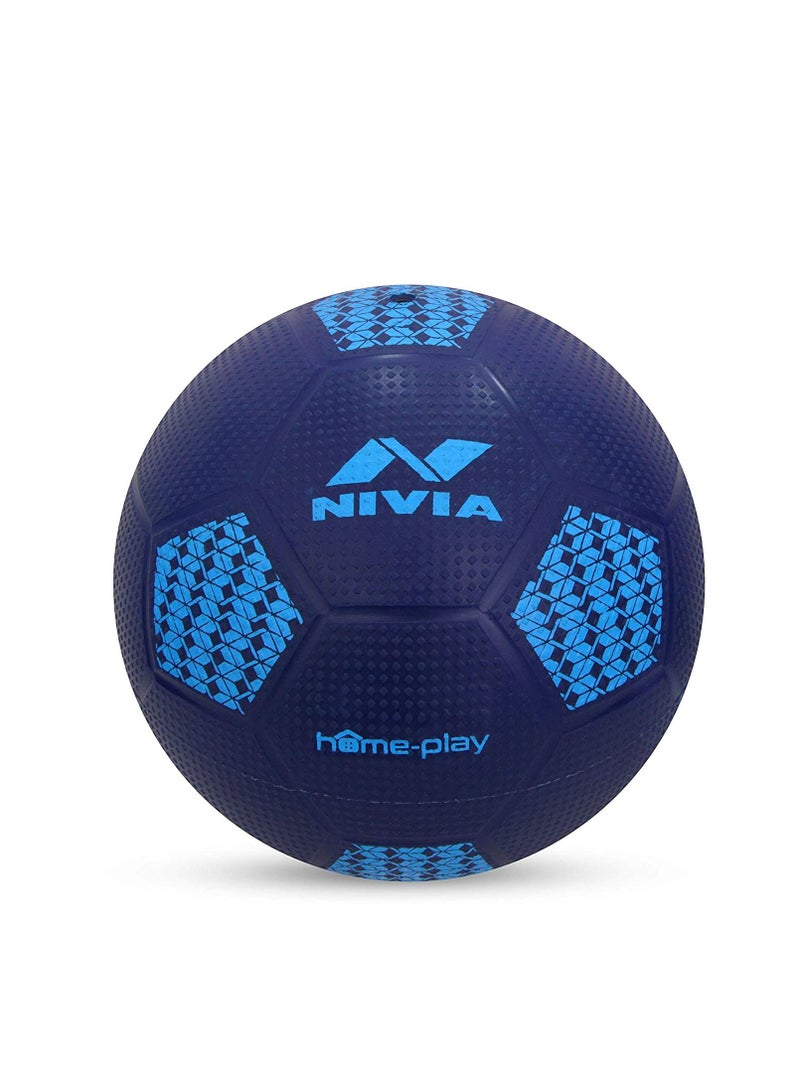 Nivia 4045BL Home Play Football | Size 3 | Machine Stitched | 32 Panel | Hobby Playing Ball | Soccer Ball - Image 5