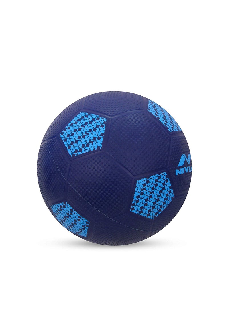 Nivia 4045BL Home Play Football | Size 3 | Machine Stitched | 32 Panel | Hobby Playing Ball | Soccer Ball - Image 3