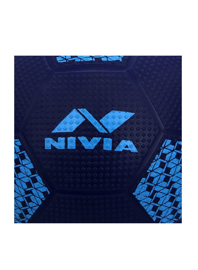 Nivia 4045BL Home Play Football | Size 3 | Machine Stitched | 32 Panel | Hobby Playing Ball | Soccer Ball - Image 4