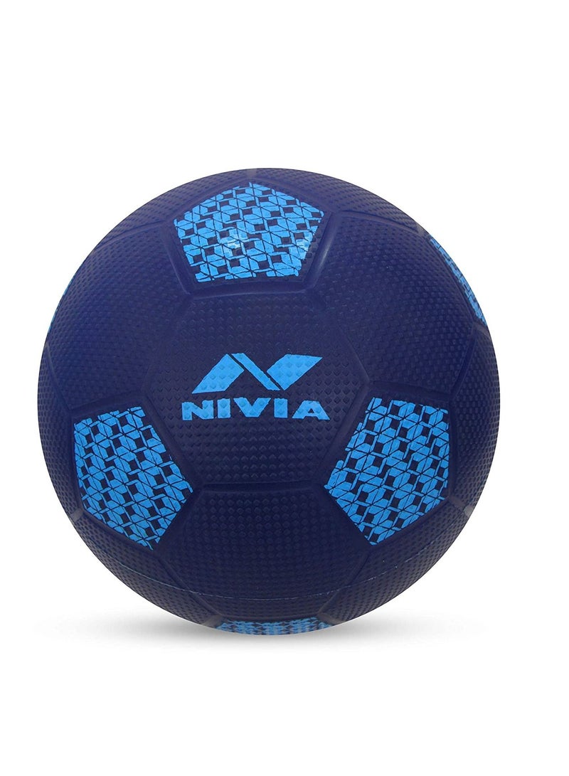 Nivia 4045BL Home Play Football | Size 3 | Machine Stitched | 32 Panel | Hobby Playing Ball | Soccer Ball - Image 1