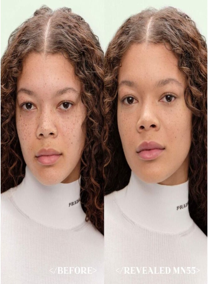 Prada Reveal Skin-Optimizing Refillable Soft Matte Foundation MN55 30ml – Long-Wear Natural Finish - Image 3