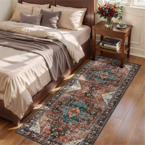 Ciicool Washable Runner Rug Non Slip, 2x5 Rug Non Shedding Pet Friendly Indoor Floor Carpet Hallway for Bathroom Kitchen Living Room Bedside - Image 2