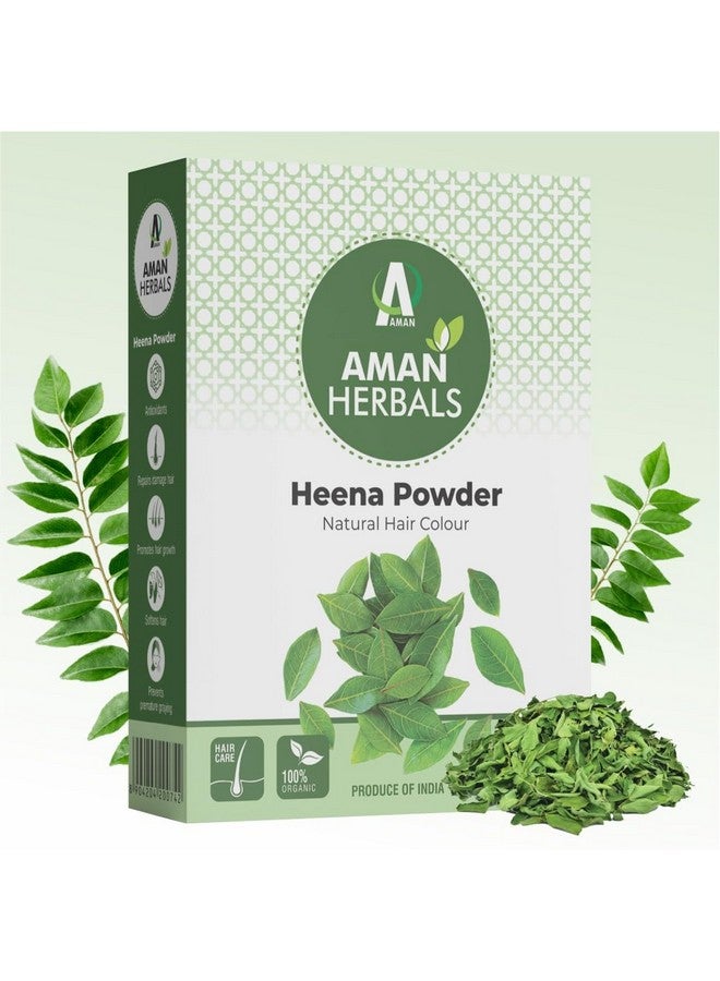 100% Natural Organic Henna/Mehndi Powder For Hair Colour And Growth Pack Of 100 Gm By Aman Herbals