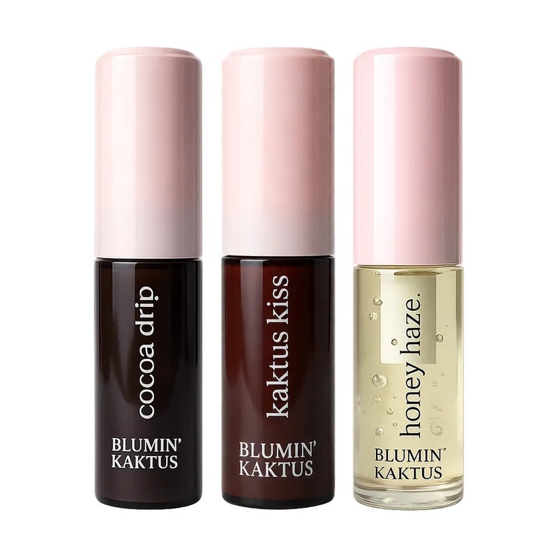 blumin kaktus Blumin’Kaktus Glaze Guard Lip Oil SPF – Cocoa Drip – Sheer Cocoa-Brown, 6 ml - Image 4