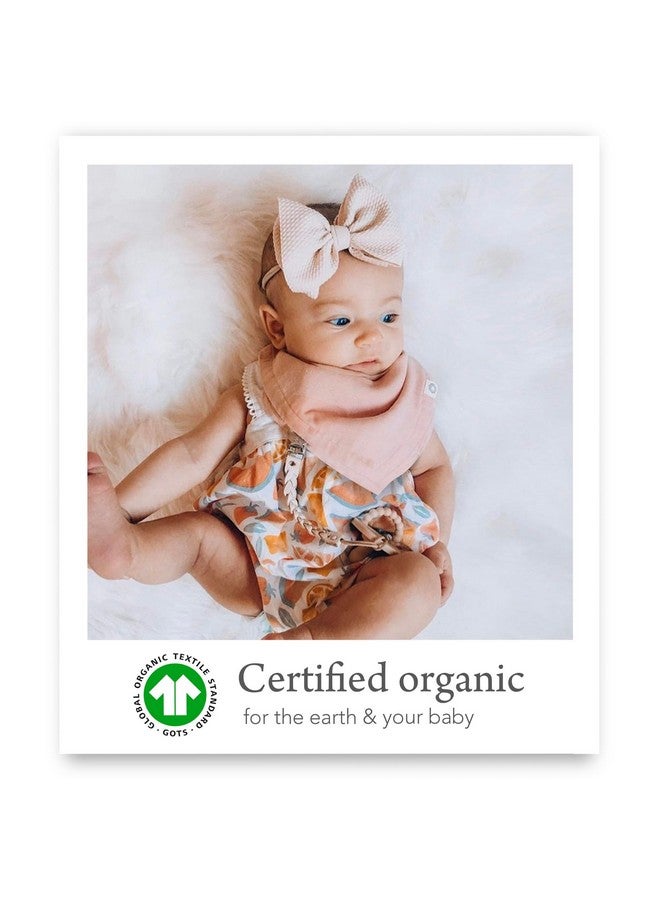 Kishu Baby Indi - Premium Gots Certified Organic Bandana Scarf Bib, Dual Layer, 4-Way Reversible Baby Bandana Bib, Muslin Baby Bibs For Boys Or Girls - Image 3