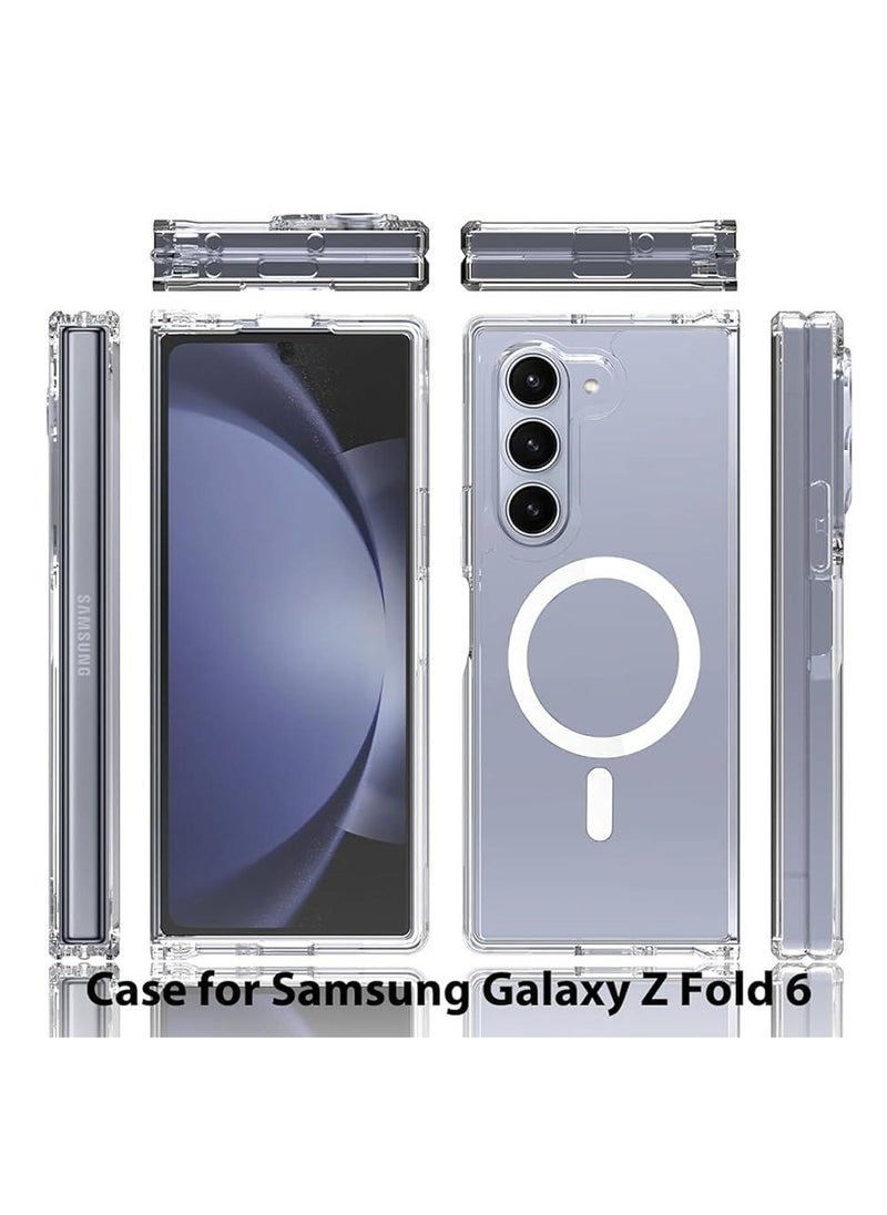 Cover Samsung Galaxy Z FOLD 6 TPU Magsafe Phone Case - Clear  - Image 3