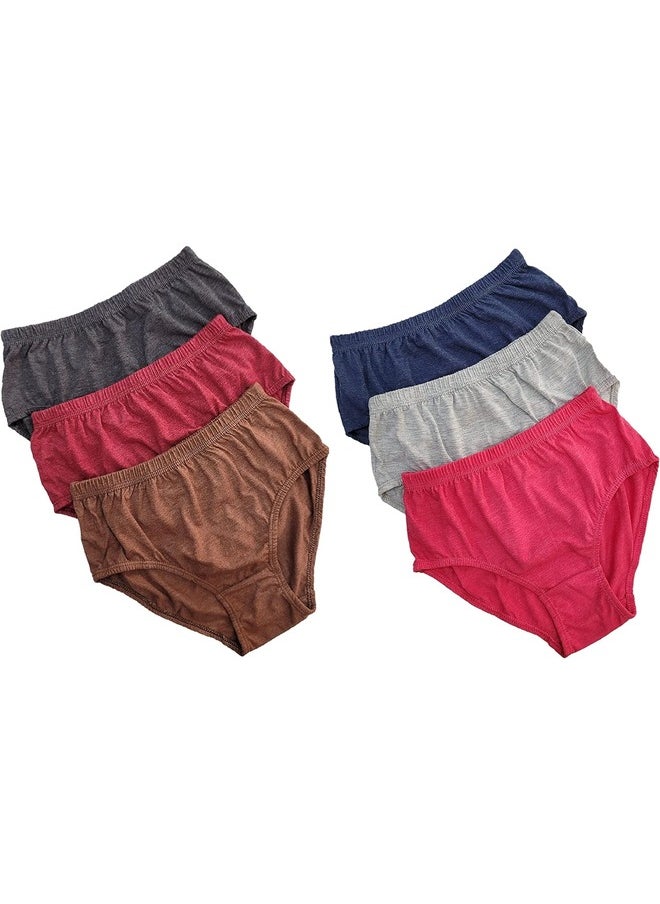 Love Bell - Love Bell Premium Cotton Girls Panties with Inner Elastic 6 PCS PACK Classic Briefs for Women Lovebell Ultra soft panty - Image 1