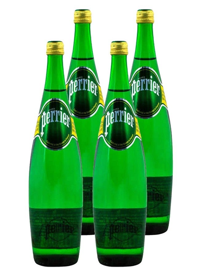 Perrier Sparkling Natural Mineral Water, 4 Pack Bottle, 4 x 750 ml - Image 1