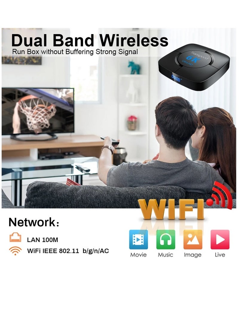 Transpeed Android 12.0 Set Top Box Voice Assistant 6K 2GB 16GB VOICE REMOTE - Image 5