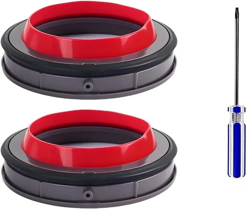 Compatible for Dust Bin Top Fixed Sealing Ring - Replacement Part for V12, V10 Slim, SV18 Vacuums(2pc with tool) - Image 2