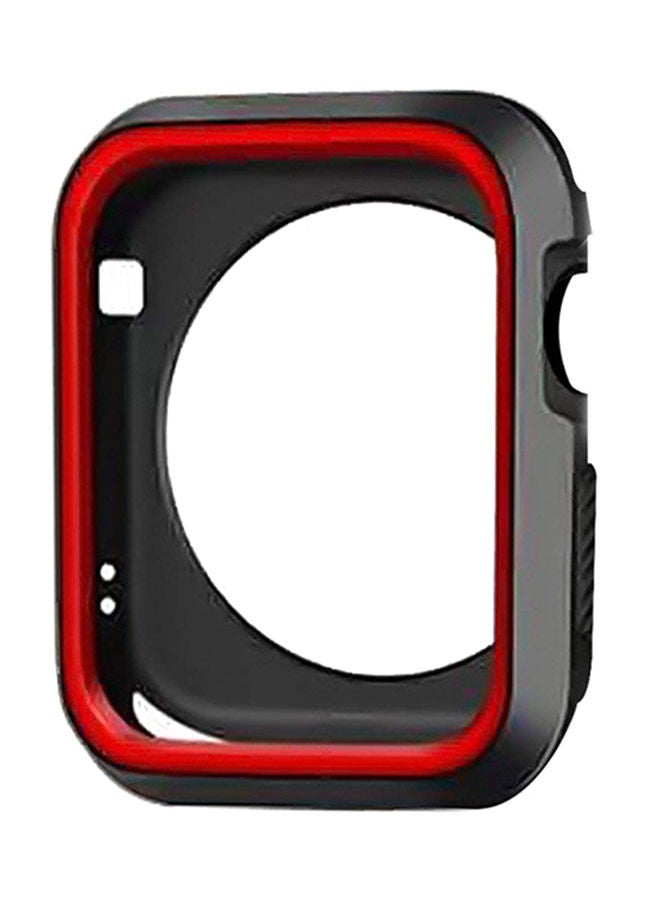 NIBEMINENT Protective Case Cover For Apple Watch Series 3 42mm Black/Red  - Image 1