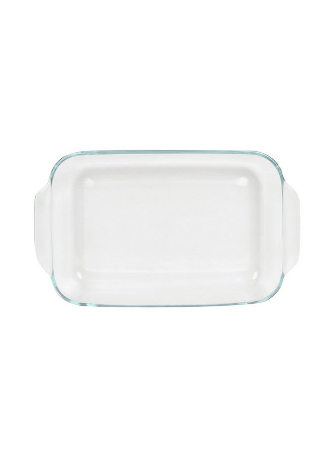 PYREX - Basics 2Qt Oblong With Red Cover - Image 1