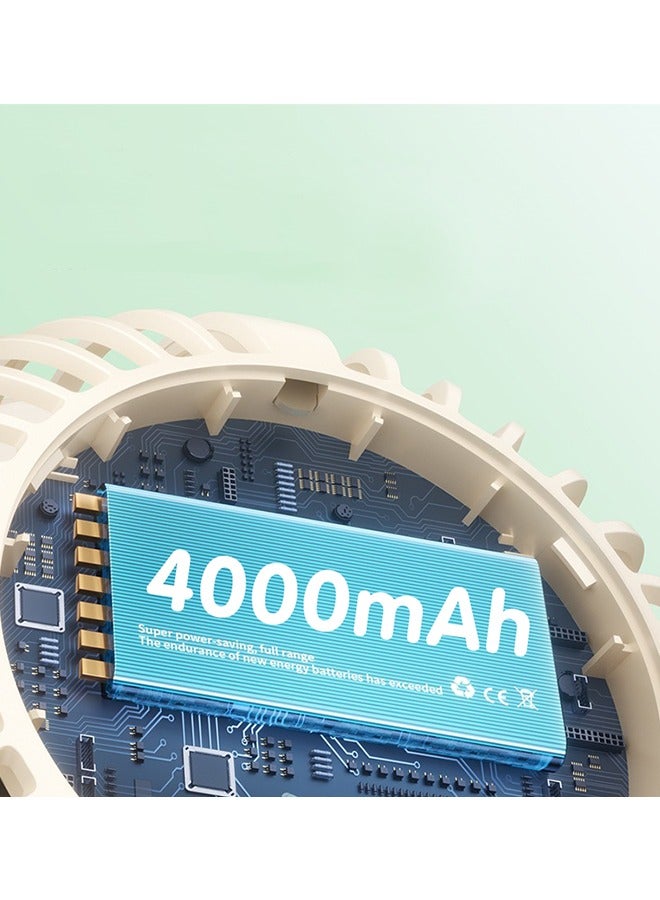 Loquat Portable Baby Stroller Fans, Rechargeable Fan with Digital Display, Clip On Fan with 5-Speed Adjustment for Stroller and Car Seat - Image 5