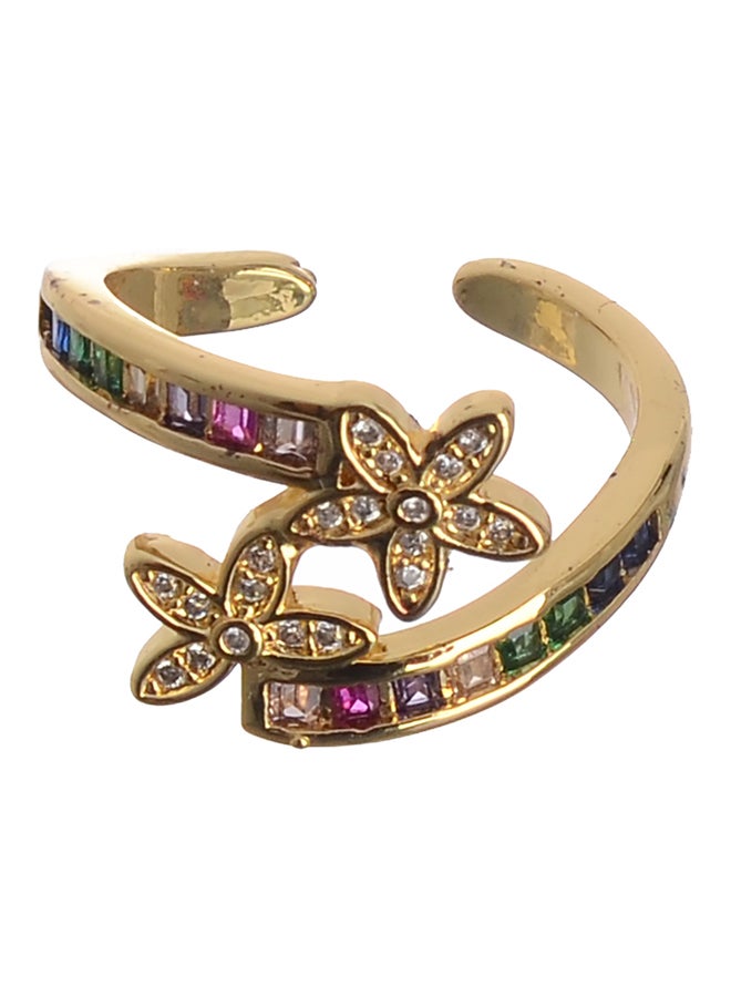 Akher el Ankoud Gold Zircon Ring  - Image 1