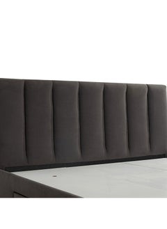 DANUBE HOME Danube Home Vista King Bed With 4 Drawers Sturdy Modern Design Wooden Double Bed Frame Furniture L 220 x W 191 x H 111 cm Black  - Image 5