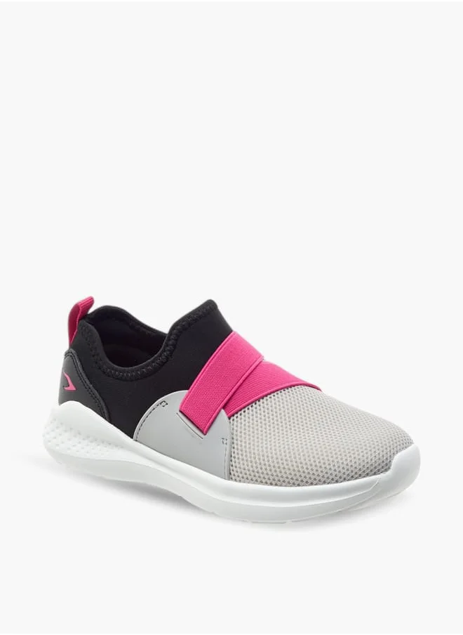 Dash Girls Textured Slip-On Sneakers