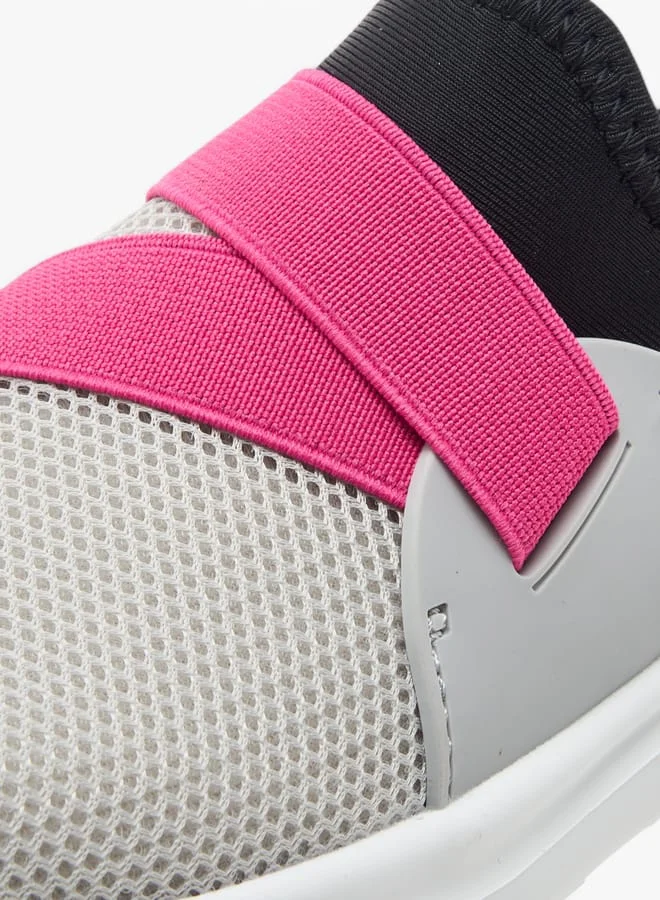 Dash Girls Textured Slip-On Sneakers