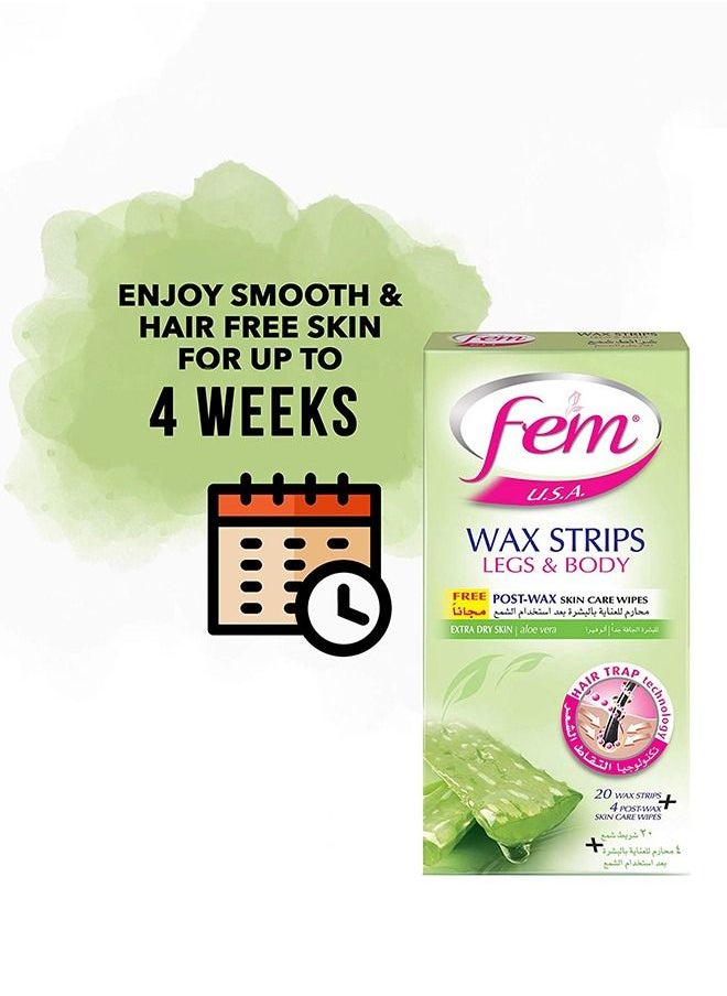 fem - FEM USA Body Hair Removal Wax For Extra Dry Skin | Enriched With Aloe Vera Extracts - 450g - Image 1