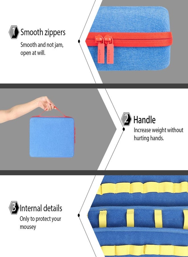 co2CREA Hard Toy Cars Storage Case Compatible with Hot Wheels Toy Cars Set, Toy Car Organizer Case Hold 40 Hot Wheels Cars, Matchbox Cars, Mini Toys (Case Only) - Image 4