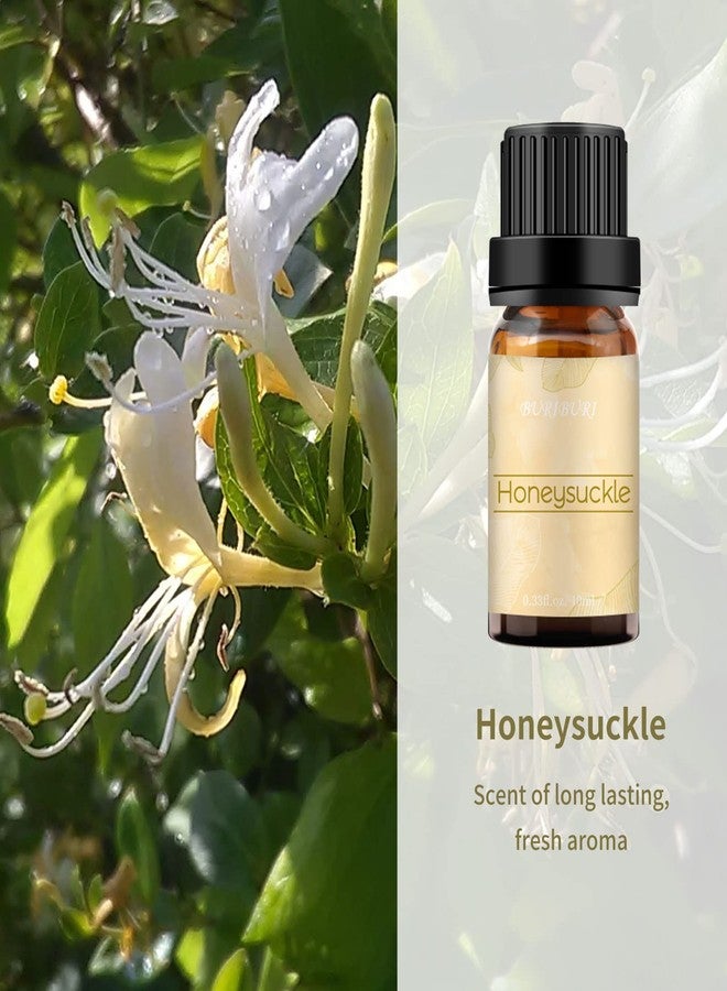 BURIBURI Honeysuckle and Gardenia Essential Oil Set, 100% Pure, Undiluted, Natural Essential Oils Gift Set for Diffuser, Massage - Image 2