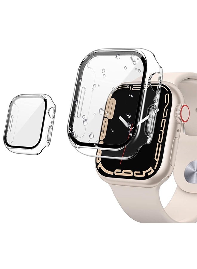 إكس ليفيل 2 قطعة غطاء حماية مع واقي شاشة لساعة Apple Watch Series 9 8 7 41 مم - Image 1