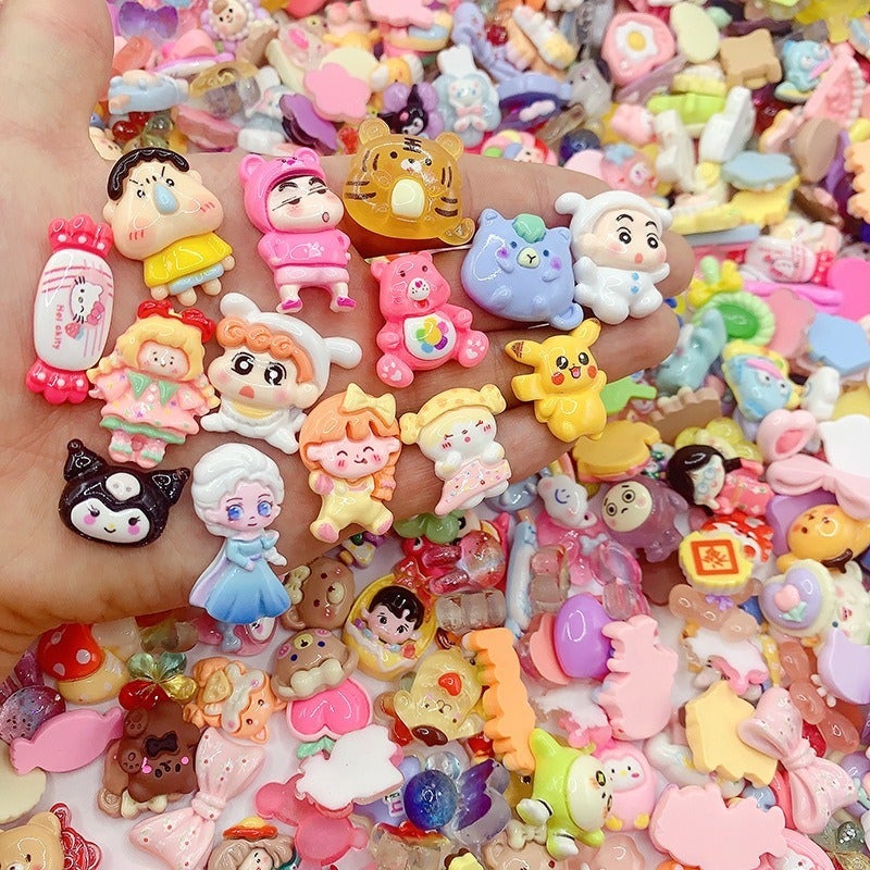 Mixed Cartoon Resin DIY Craft Beads for Jewelry Making - Image 1