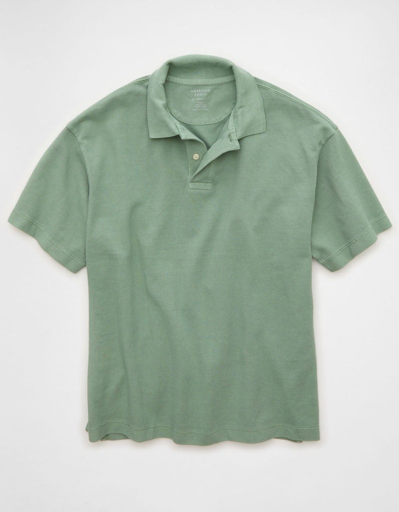 American Eagle AE Boxy Polo Shirt - Image 5