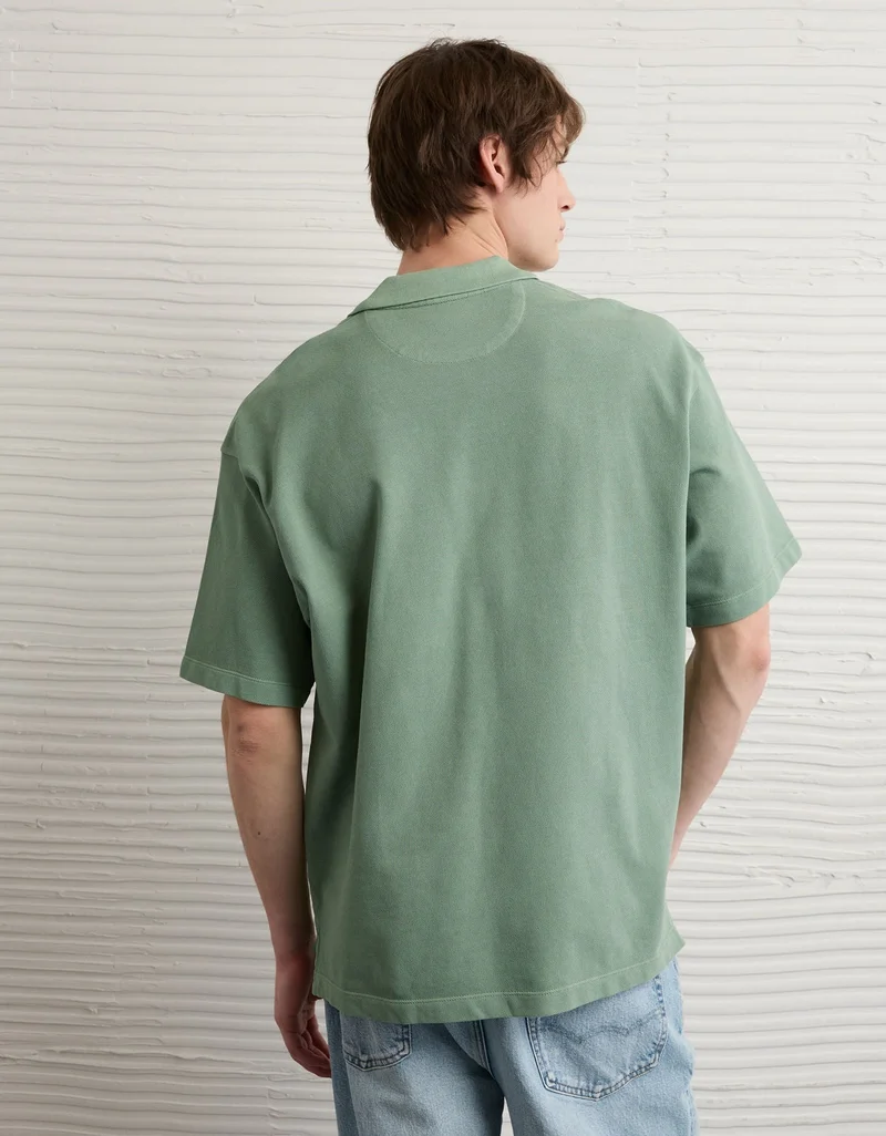 American Eagle  AE Boxy Polo Shirt for Women | Best Price UAE