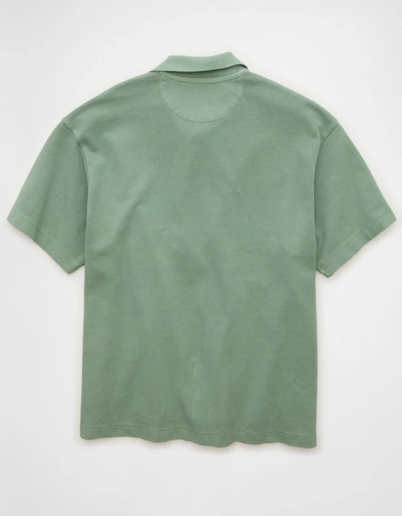 American Eagle AE Boxy Polo Shirt