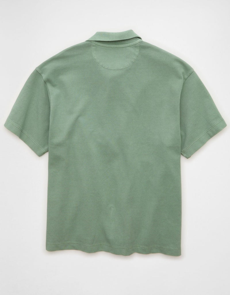 American Eagle AE Boxy Polo Shirt - Image 2